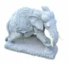  Product image 4 of the product “Nandi - Small Elephant bending to the right, 45cm L | cast stone ”